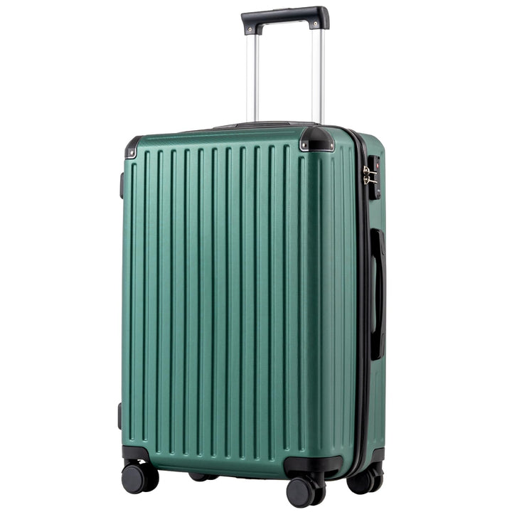 COOLIFE Koffer Trolley-Koffer Hartschalen-Koffer Rollkoffer Reisekoffervon ABS-Material mit TSA-Schl