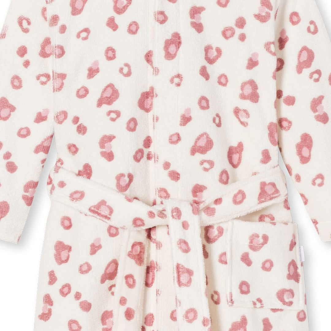 Schiesser Mädchen Bademantel - Velour - Grösse 92 bis 140 Off-white 104, Off-white 104