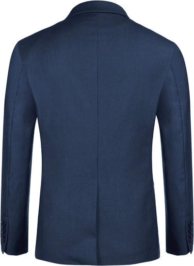 COOFANDY Blazer Herren Slim fit Business Sakko Männer Anzugjacke XS A Blau, XS A Blau