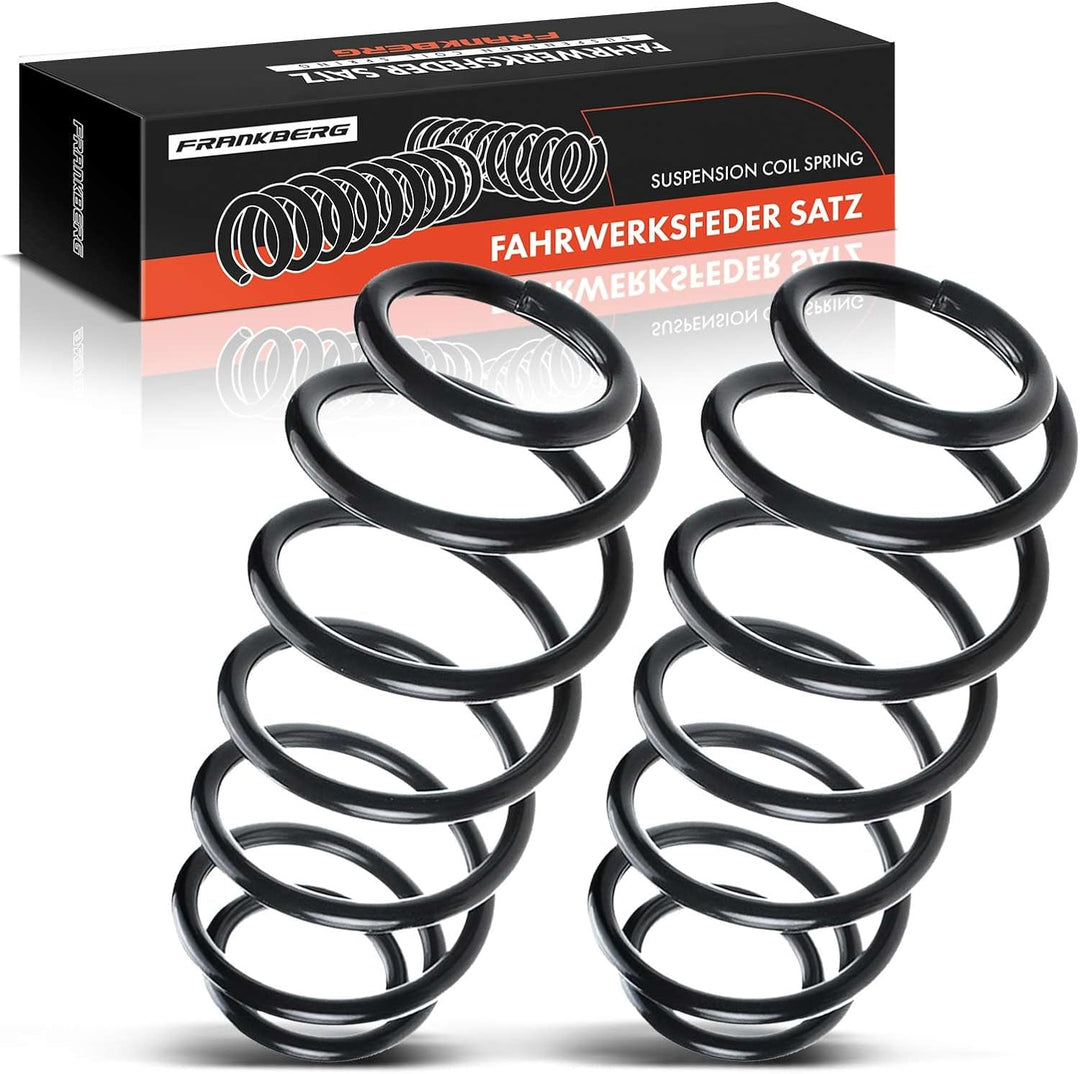 Frankberg 2x Federn Fahrwerksfeder Hinten Kompatibel mit Yaris P1 1999-2005 Yaris NCP1 NLP1 SCP1 199