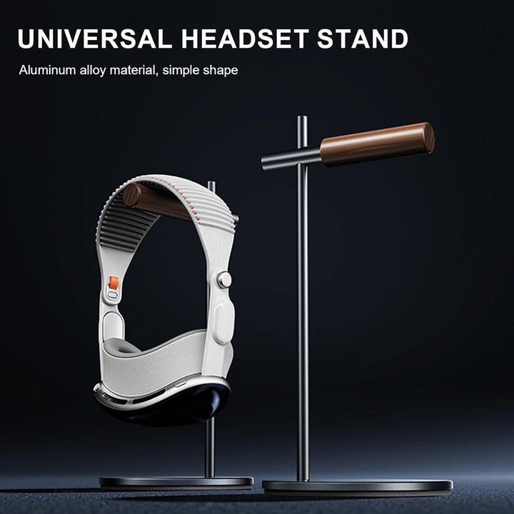 Kopfhörerständer aus Eichenholz, Headset Ständer für Schreibtisch, Universal Halterung Halter für Ai