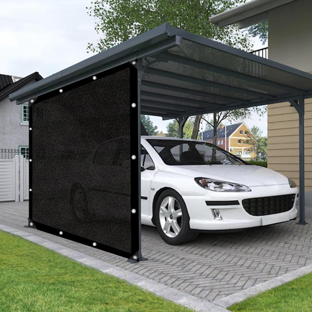 Schattierungsnetz 80% UV Schutz mit Ösen 4x6m für Garten | Sonnensegel aus HDPE, UV-beständig, atmun