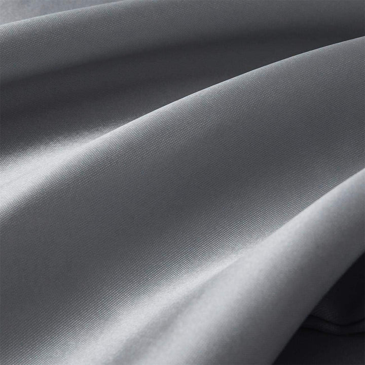 Damier Bettwäsche 220x240cm Grau Glänzend Einfarbig Bettwäsche Set 3 Teilig Hochwertiges Satin Decke