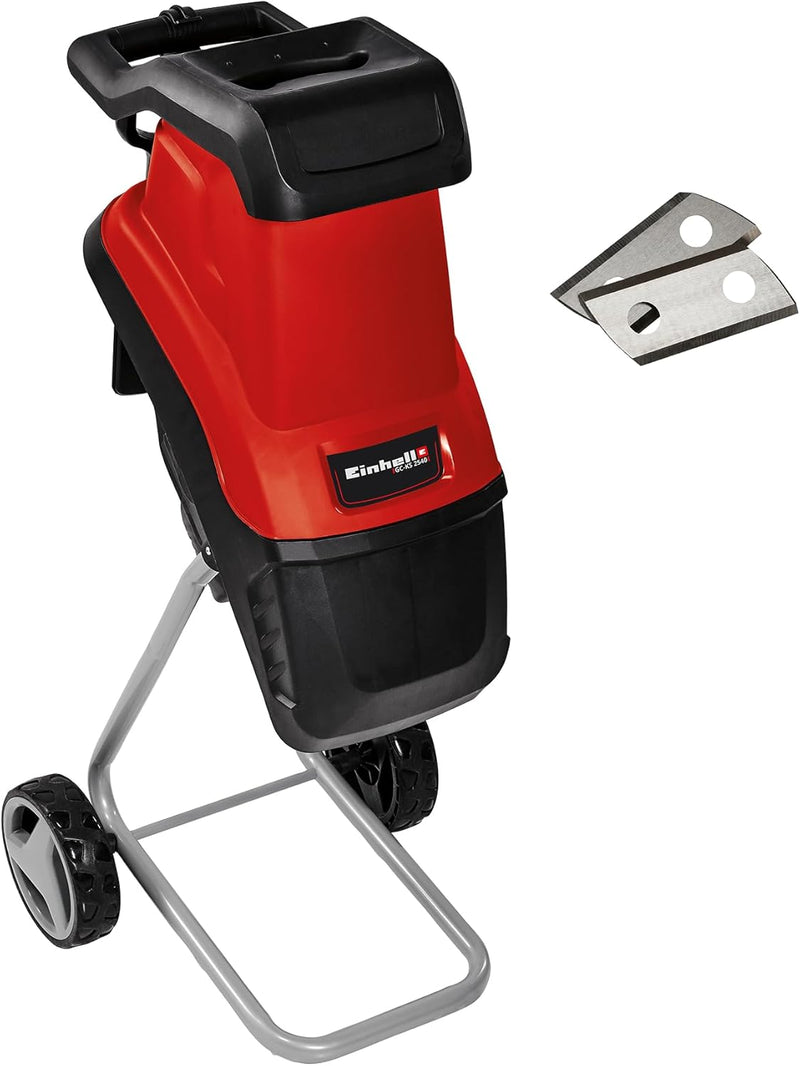 Einhell Elektro-Messerhäcksler GC-KS 2540 (2 Wendemesser aus Spezialstahl, grosse Trichteröffnung, M