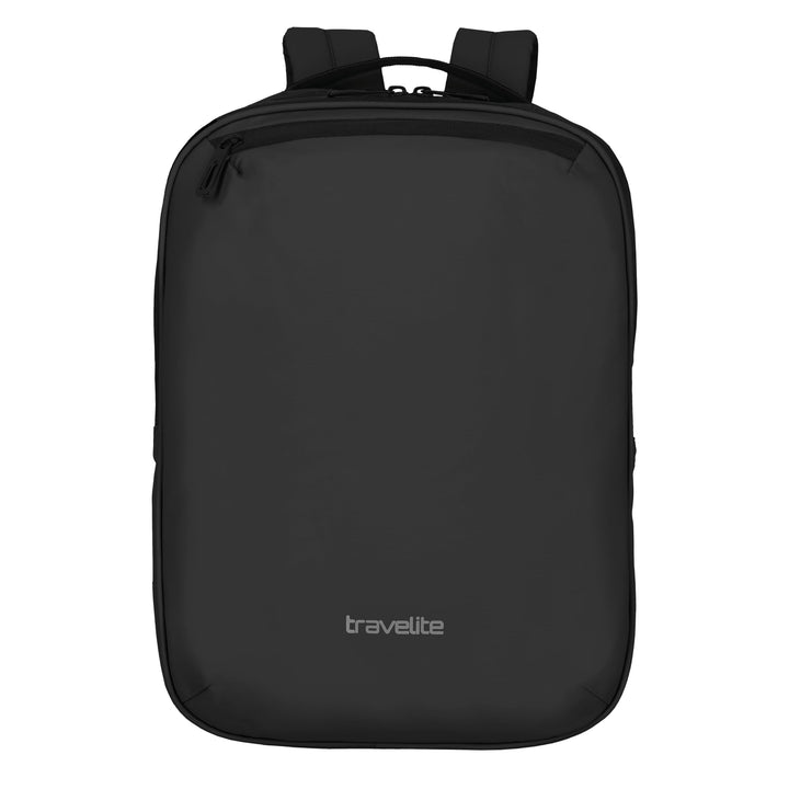 Travelite Handgepäck Rucksack, Laptopfach 13 Zoll, wasserabweisender Tagesrucksack mit Aufsteckfunkt