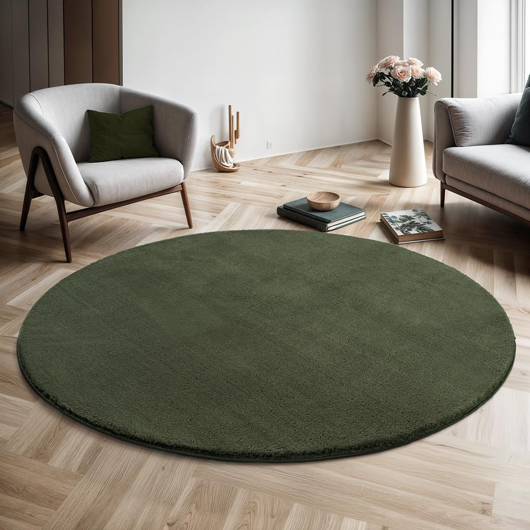the carpet Relax – Superweiches Badezimmerteppich, Flauschige Badematte in Felloptik, rutschfest & W