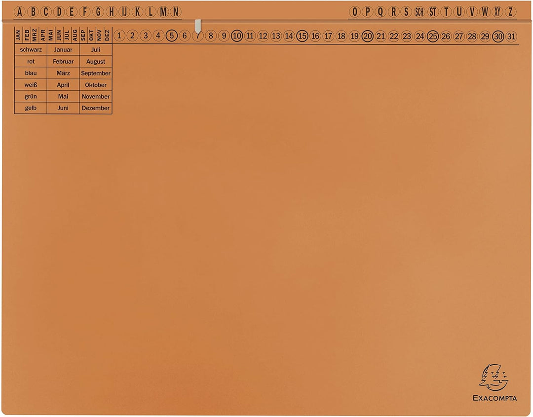 Exacompta 371109B 25er Pack Premium Kanzlei Hängehefter Exaflex Links- oder Rechtsheftung, extra sta