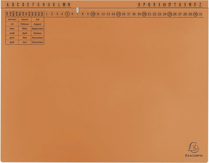 Exacompta 371109B 25er Pack Premium Kanzlei Hängehefter Exaflex Links- oder Rechtsheftung, extra sta