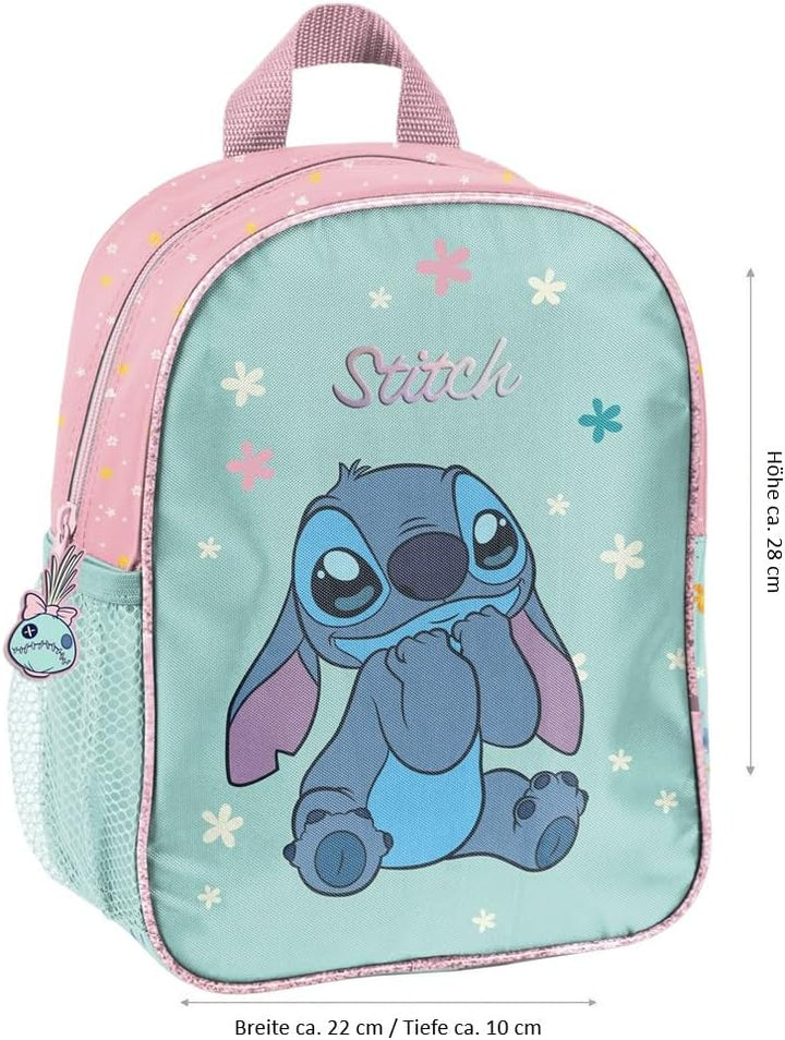 Mädchen Rucksack Set 4tlg. mit Turnbeutel, Brotdose und Trinkflasche für den Kindergarten - Kinder R