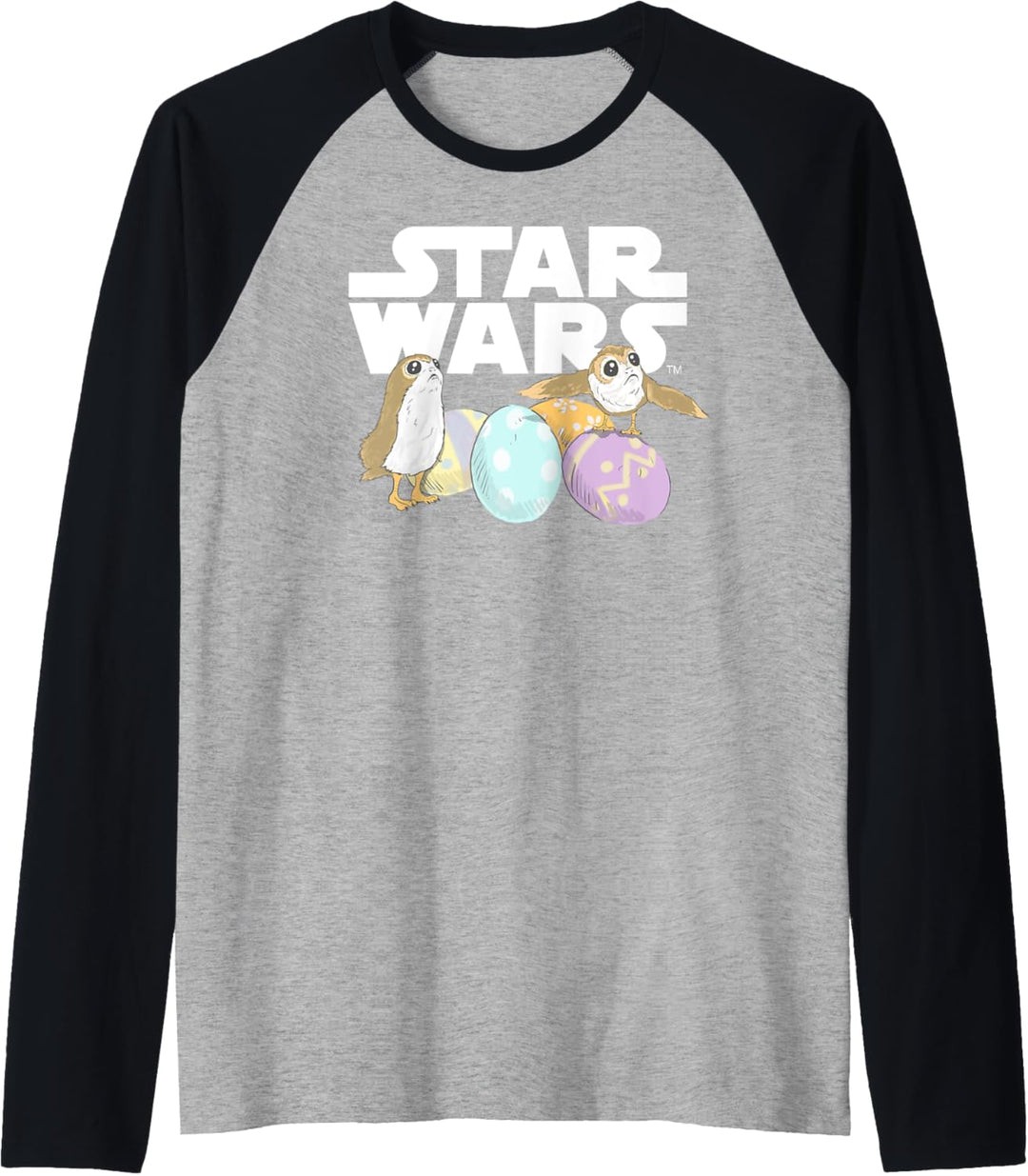 Star Wars: The Last Jedi Osterei Porgs Raglan