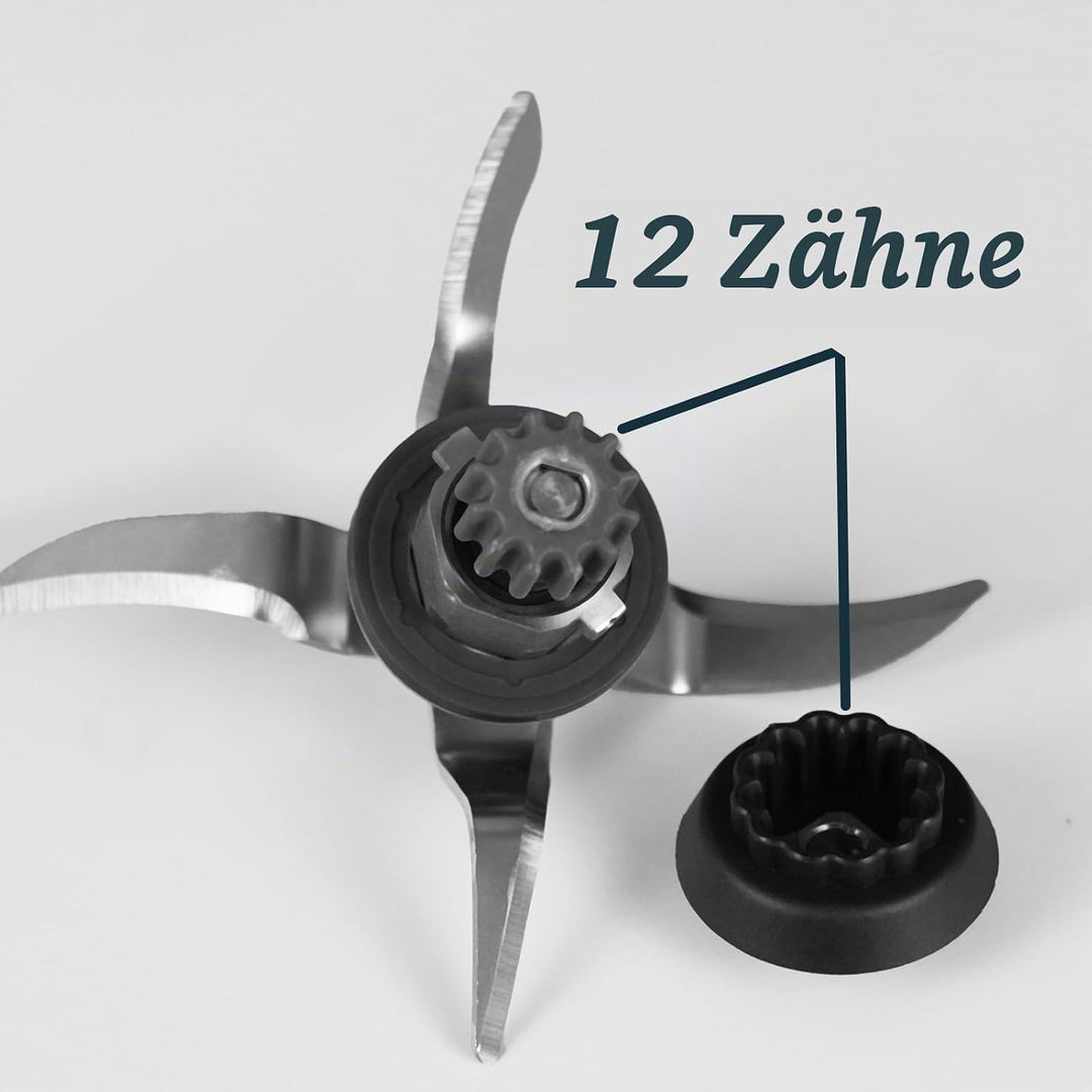 Ersatzkupplung für Lidl Silvercrest Monsieur Cuisine Plus MC Plus Kupplung, MC Plus Kupplung