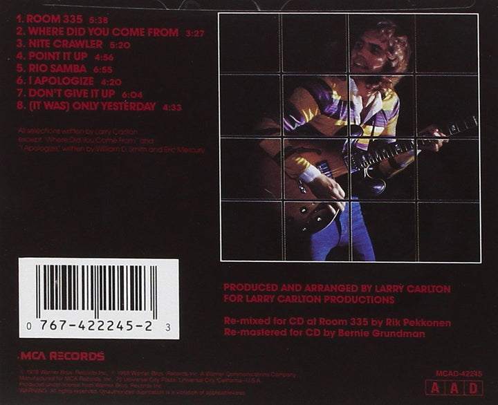 Larry Carlton, Audio-CD