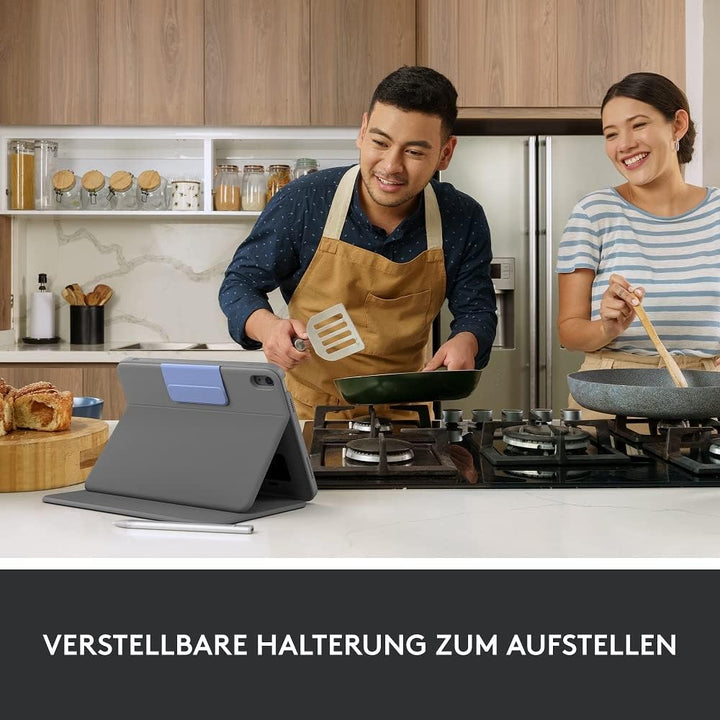 Logitech Rugged Folio für iPad (10. Generation) – Schutzcase mit Smart Connector und strapazierfähig