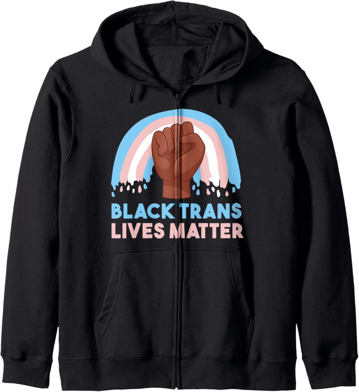 Black Trans Lives Matter Transgender Awareness Activism Kapuzenjacke