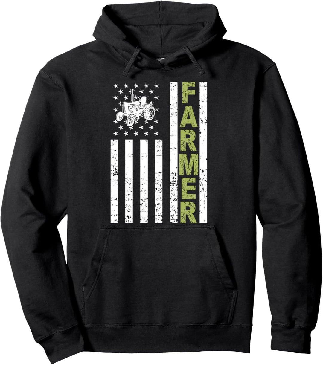 Farmer Bauernhof Spruch Landwirtschaft Trecker Biobauer Pullover Hoodie