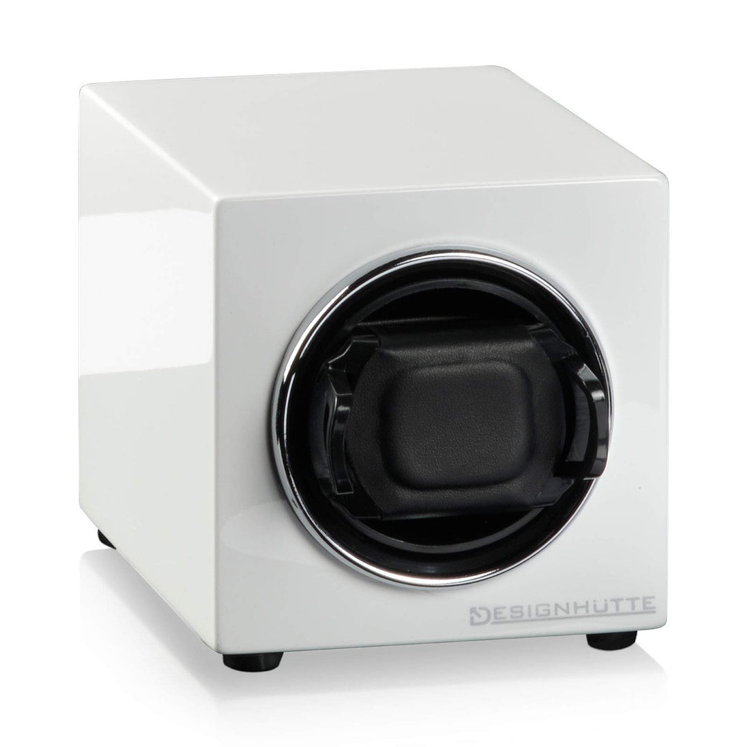 DESIGNHÜTTE® Uhrenbeweger Manhattan Weiss für 1 Automatikuhr