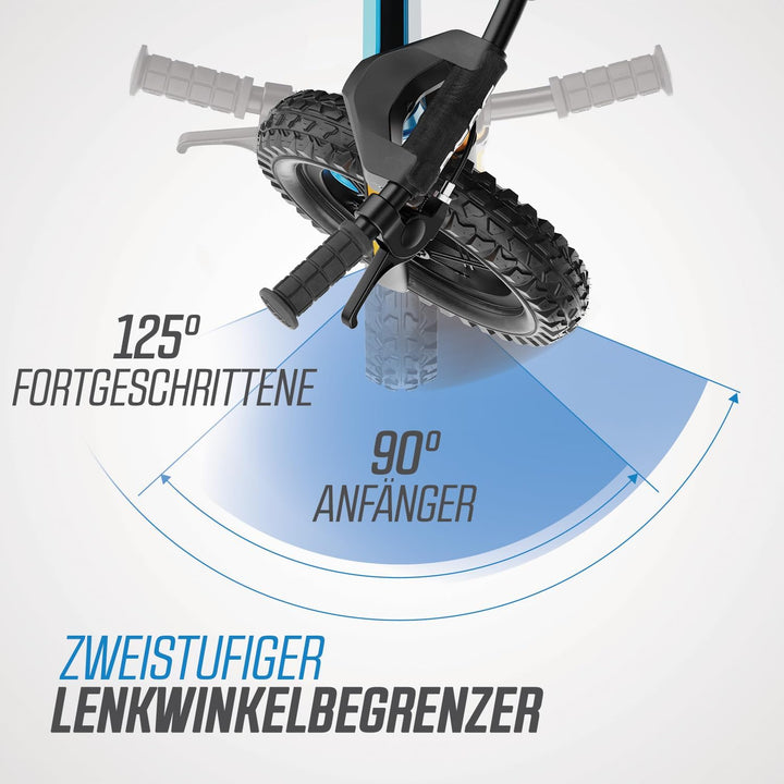 BERG Biky Cross Laufrad 12 Zoll für Jungen und Mädchen ab 2 Jahren - Kinderfahrrad mit Handbremse, L