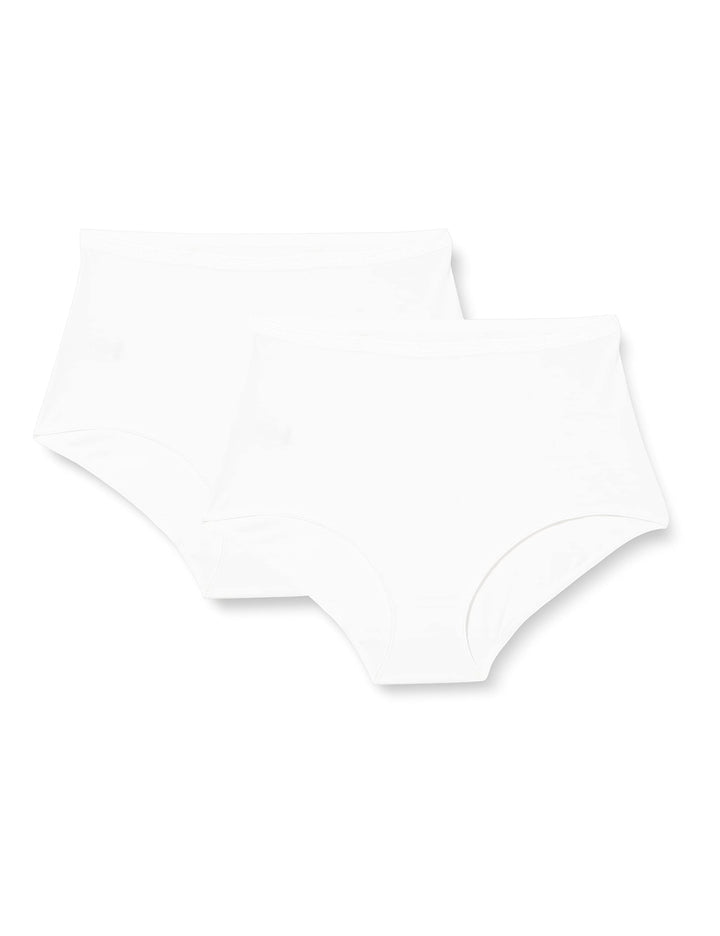 Playtex Bequeme Damen-Maxi-Höschen aus Bio-Baumwolle x4, Weiss, 48