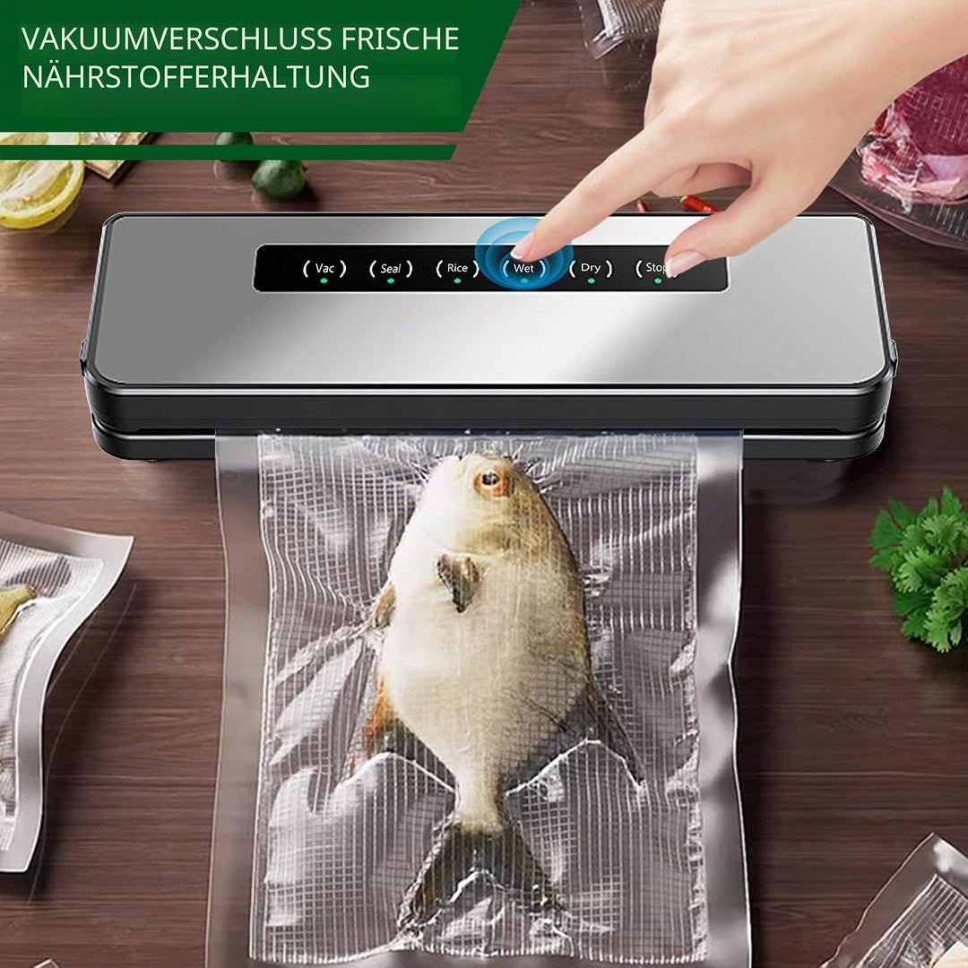 Vakuumiergerät 5 In 1, Vakuumierer Automatische, Vakumierergerät Für Lebensmittel, Folienschweissger