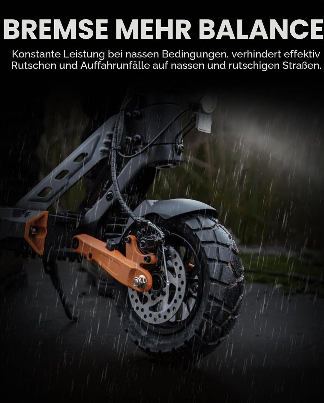 Bremssattel für Scheibenbremsen, kompatibel mit Kukirin G2 Max / G2 Pro Elektro-Scooter, die mechani