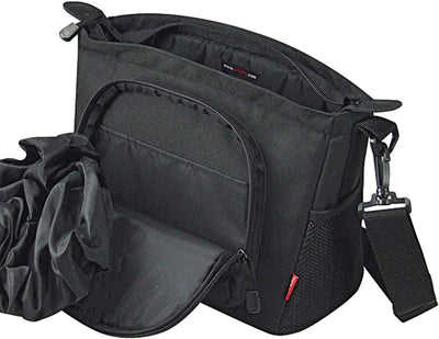 KLICKfix Fahrradtasche ALLEGRA LENKERTASCHE, 0275S, 14 x 33 x 22 cm Schwarz, Schwarz