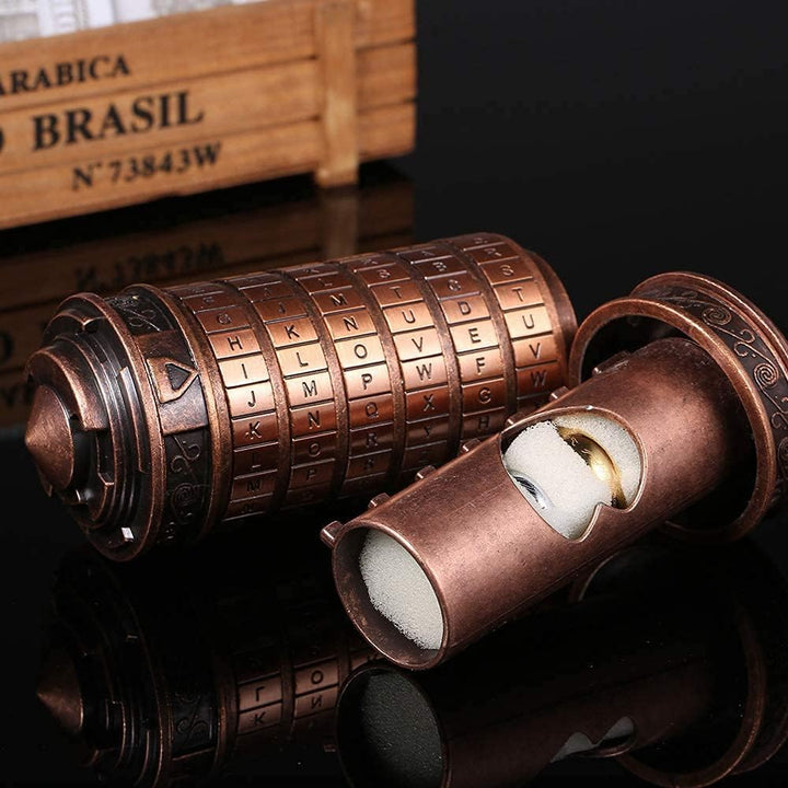 Da Vinci Code Cryptex geschenk valentinstag für sie ihn geschenke für männer frauen Schloss Brief Pa