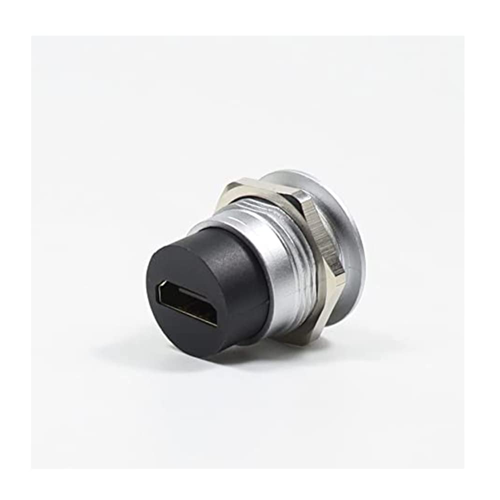 PENGLIN 2 STÜCK HDMI-Kabel Einbaubuchse, Weiblich auf Weiblich 4K-Adapter, HDMI-Durchgangsdose 4K 30