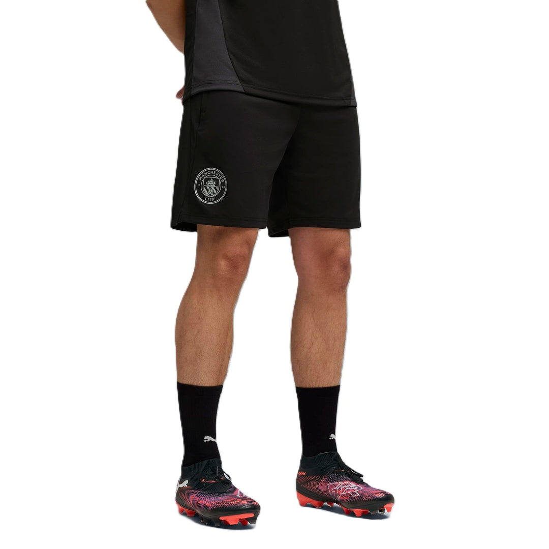 Puma Manchester City FC Herren Trainingshorts mit Tasche 25/26 XS Black X Silver, XS Black X Silver