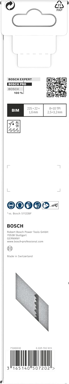 Bosch Professional 2608657528 Säbelsägeblatt 5 Saebelsaegeblaetter S 1130 CF