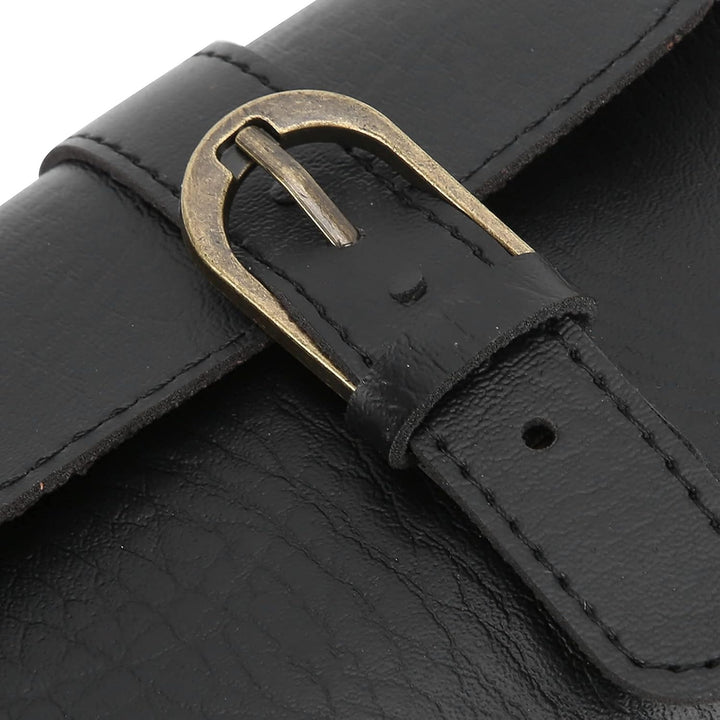 Fahrradtasche, PU Leder Vintage Retro Satteltasche wasserdicht für Radtouristen Pendler Outdoor Aben
