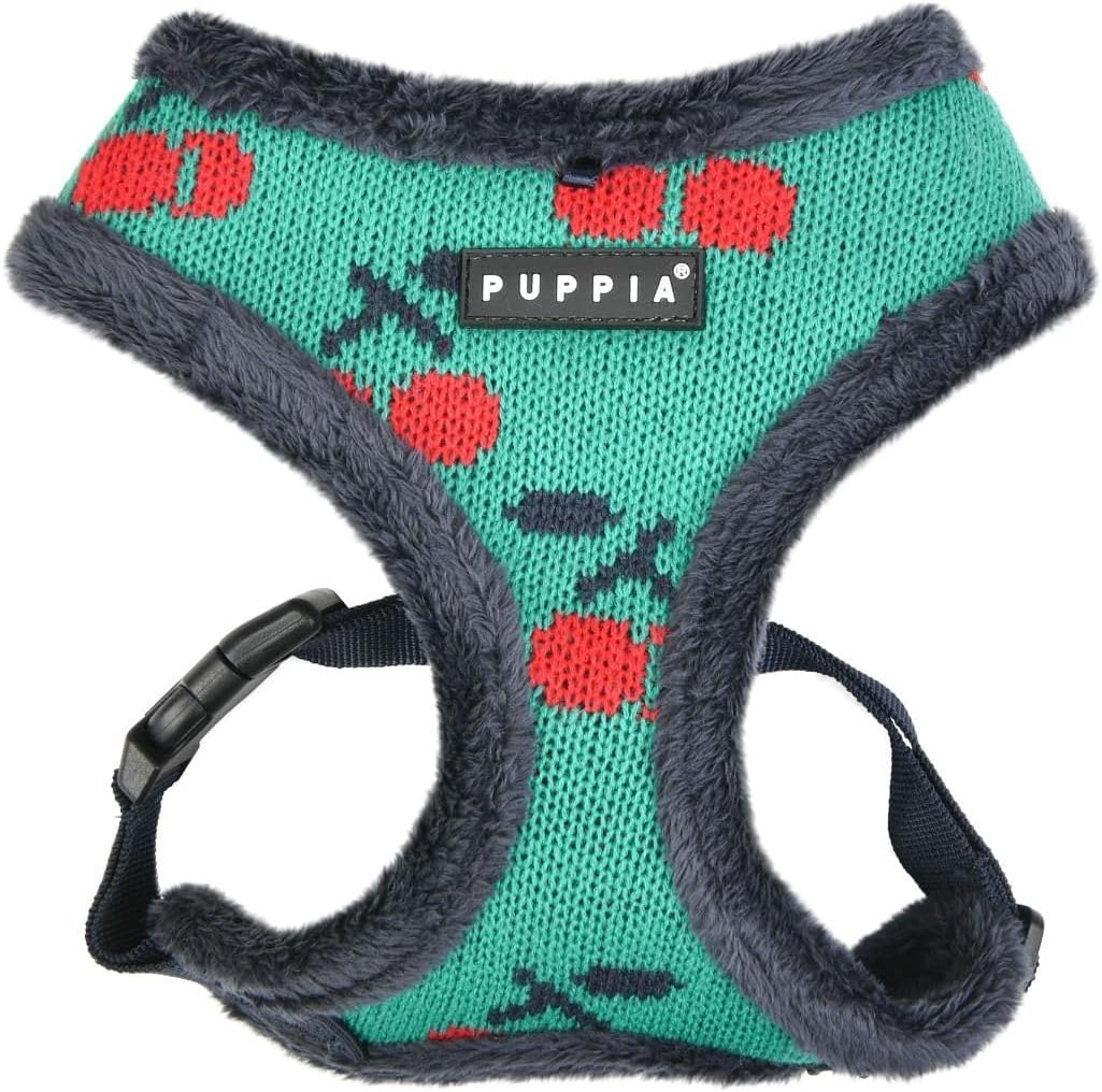 Puppia Hundegeschirr für kleine und mittelgrosse Hunde - Cheryl Harness A - verstellbar und komforta