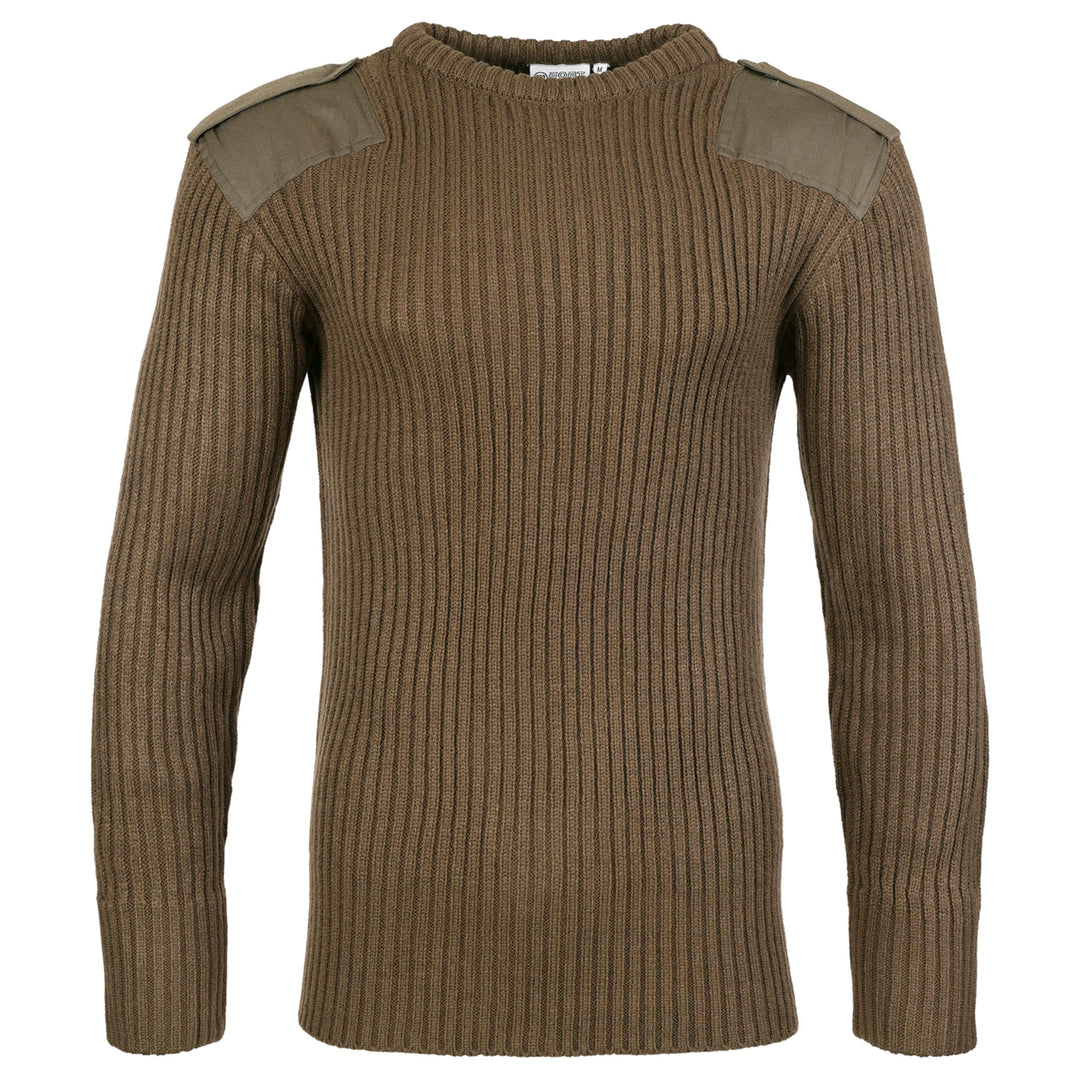 Fort Herren 120 Crewneck Combat Pullover, Olivgrün, XL UK XL Olivgrün, XL Olivgrün