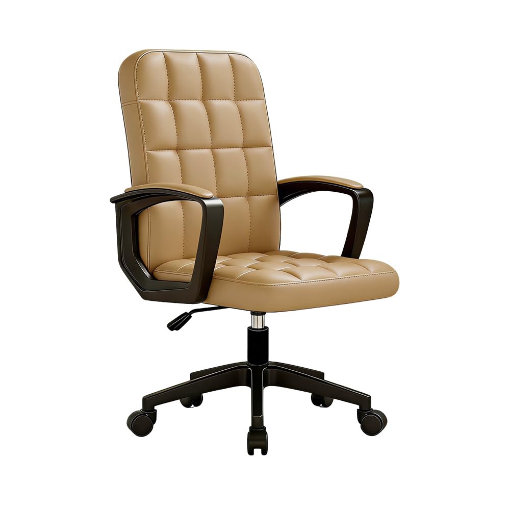 Leder Ergonomische Schreibtischstuhl-Bürostuhl, 360 ° Schwenk Mit Hoher Dichte, Höhepunkt, Höhe Eins