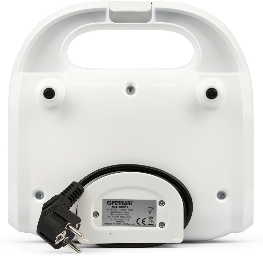 G3 Ferrari G10115 Mein Toast Toaster, 750 W, Weiss, Weiss