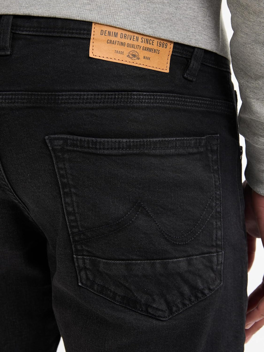 Petrol Industries Herren Men Denim Tapered Anzughose 28W / 34L Black Stone, 28W / 34L Black Stone