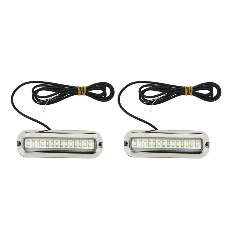 CHICIRIS Marine-LED-Leuchten, 1500LM 42 LEDs Unterwasser-LED-Bootslicht IP68 Wasserdichte Ablassschr