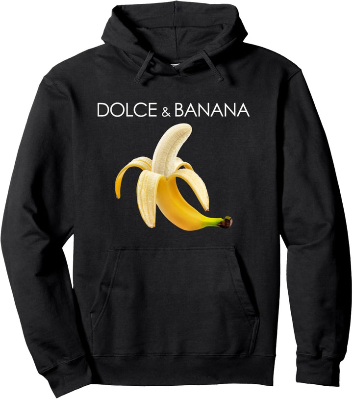 Dolce And Banana T Shirt, Funny Cute Graphic Design Banane Pullover Hoodie