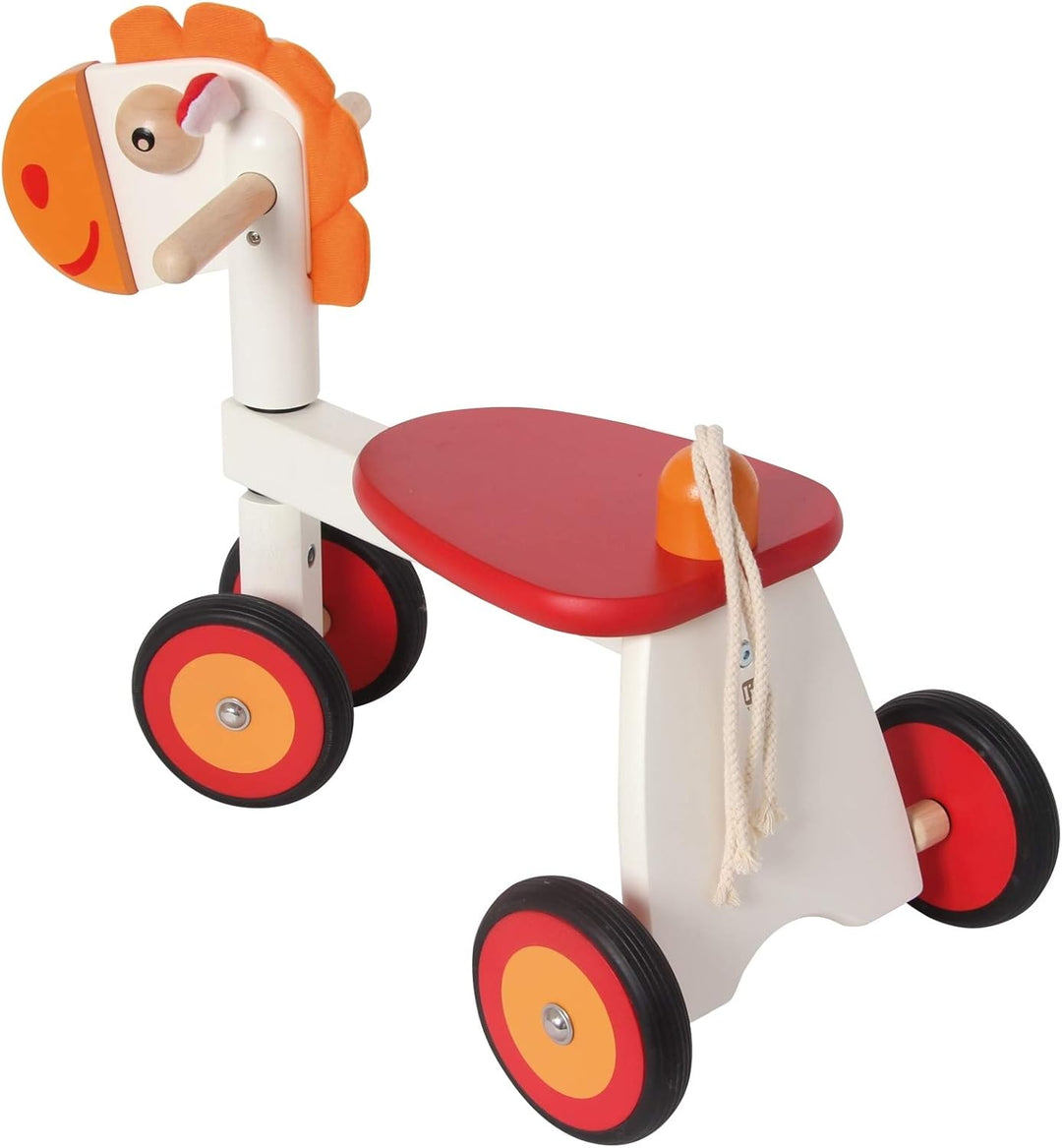 I'm Toy Bartl 111556 Rutscher Pferd aus Holz, Spitzen Qualität
