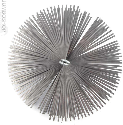 HOLZBRINK 225mm Kaminbesen FEDERSTAHL + Zuggewicht - Kehrbesen Zugbesen Russbesen Schornsteinfeger B