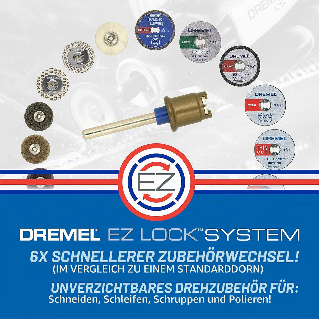 Dremel EZ456 5 Count 1,5 Zoll EZ Lock Cutoff Wheels 5-Piece EZ Lock – Glasfaserverstärkt Schneiden v