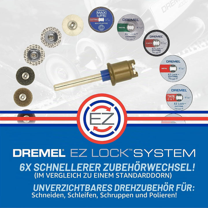 Dremel EZ456 5 Count 1,5 Zoll EZ Lock Cutoff Wheels 5-Piece EZ Lock – Glasfaserverstärkt Schneiden v