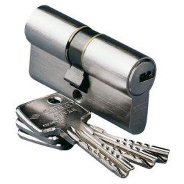 ABUS EC550NP Profilzylinder EC550 NP, Lg 30/40mmm.3 Schlüssel, mit N+G, Wendeschlüssel, 30/40, 30/40