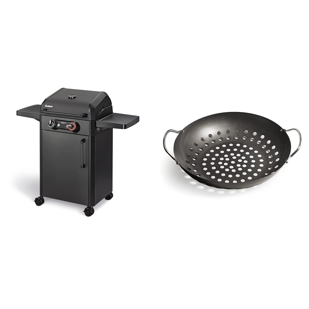 Enders® Elektrogrill eFLOW PRO 2 TURBO™ aus der SHADOW-Serie & ® GEMÜSEPFANNE Grill-Zubehör 8790, BB