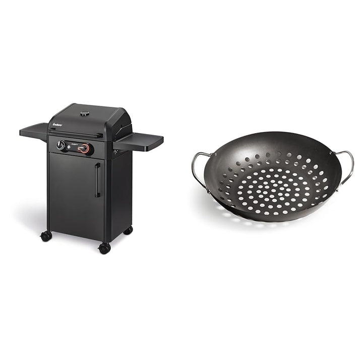 Enders® Elektrogrill eFLOW PRO 2 TURBO™ aus der SHADOW-Serie & ® GEMÜSEPFANNE Grill-Zubehör 8790, BB