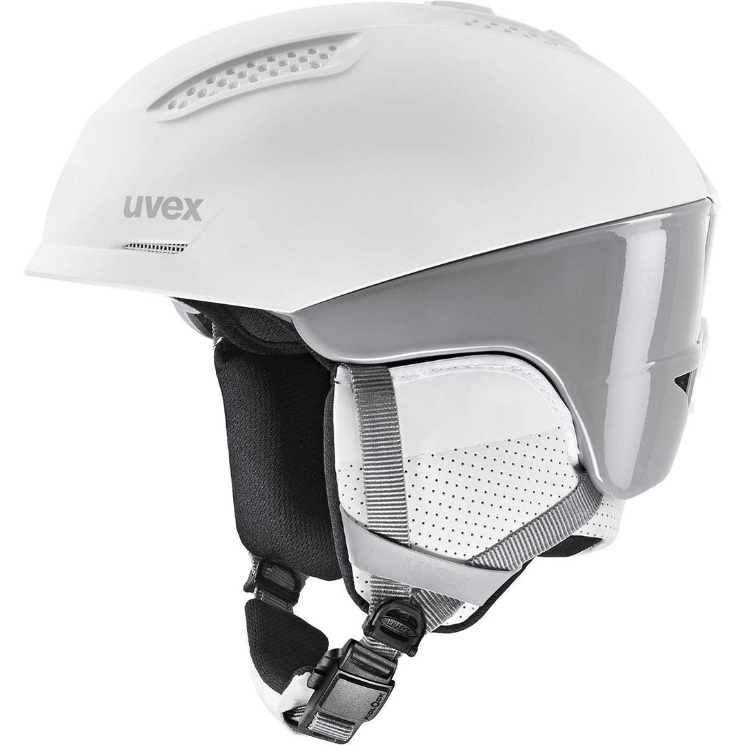 Uvex Unisex-Erwachsene Ultra Pro Skihelm white/grey 55-59 cm, white/grey 55-59 cm