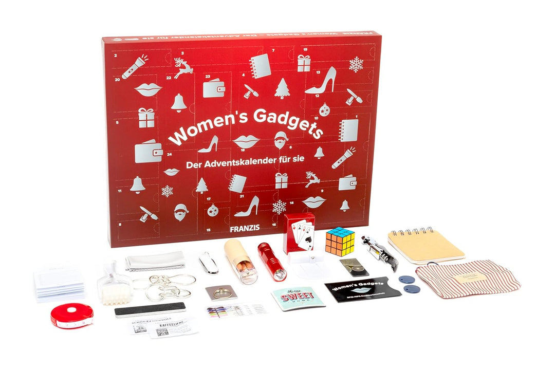 FRANZIS 67255 - Women's Gadgets - Der Adventskalender für sie 2021, 24 Überraschungen, die Frauenher