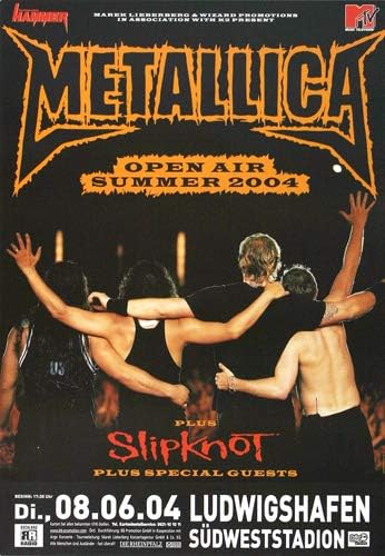 Metallica - Ludwigshafen, Tour 2004 » Konzertplakat/Premium Poster | Live Konzert Veranstaltung | DI