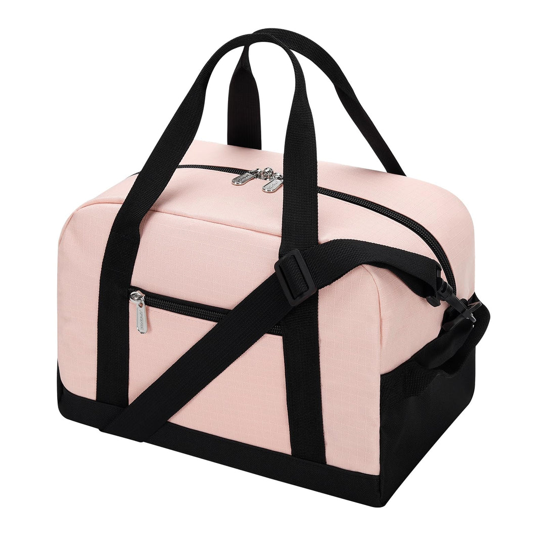 Sporttasche klein, Reisetasche 12L Mini Handgepäck Tasche für Weekender, Fitnesstasche 30x20x25cm-Ro