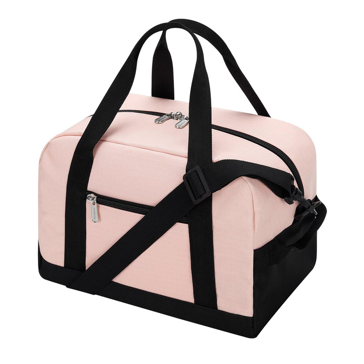 Sporttasche klein, Reisetasche 12L Mini Handgepäck Tasche für Weekender, Fitnesstasche 30x20x25cm-Ro