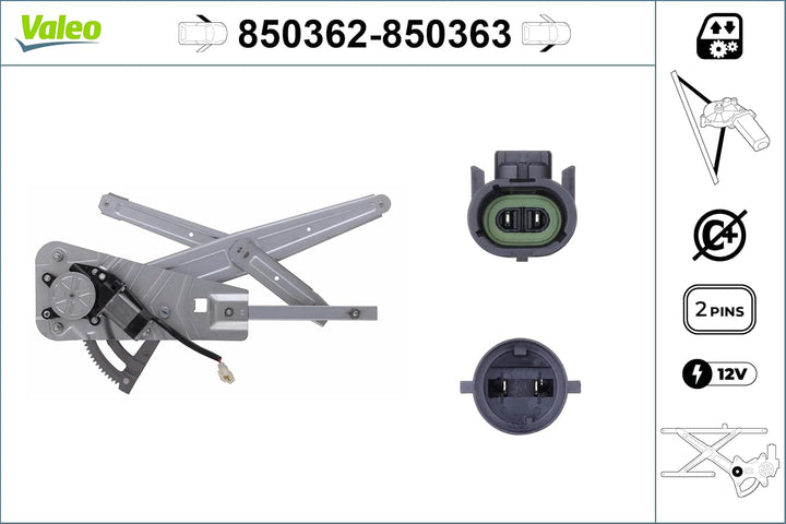 VALEO Fensterheber 850362